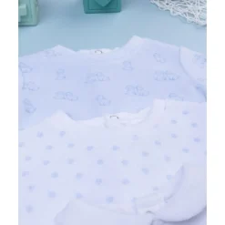 Pack 3 pijamas largos de terciopelo para bebé niño*Prenatal Online