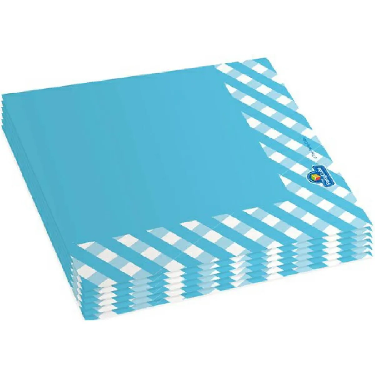 Discount Pack 20 servilletas de papel - Cuadros azules Artículos De Fiesta Y Regalos