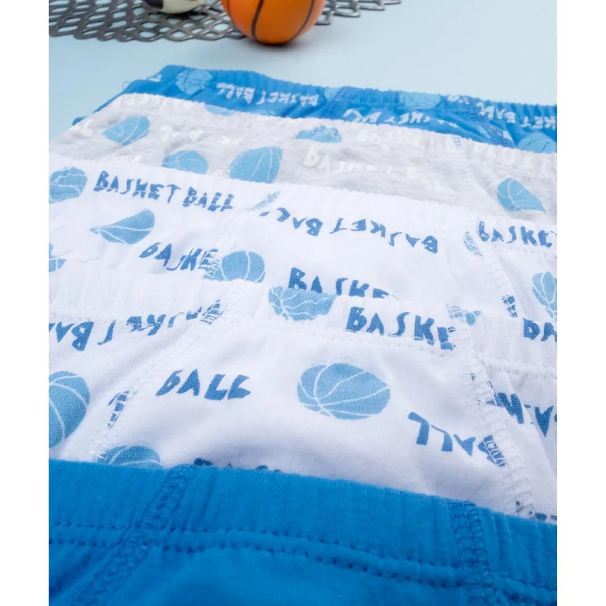 Clearance Pack 7 slip bimbo basket Descanso Y Ropa Interior·Infantil 2-10 Años