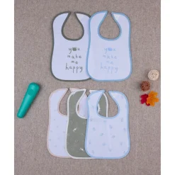 Pack de 5 Baberos Grandes Plastificados*Prenatal Online