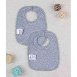 Best Pack de 2 baberos grises para lactancia y dentición Recién Nacido·Ropa Y Accesorios|Ropa Y Accesorios·Baberos