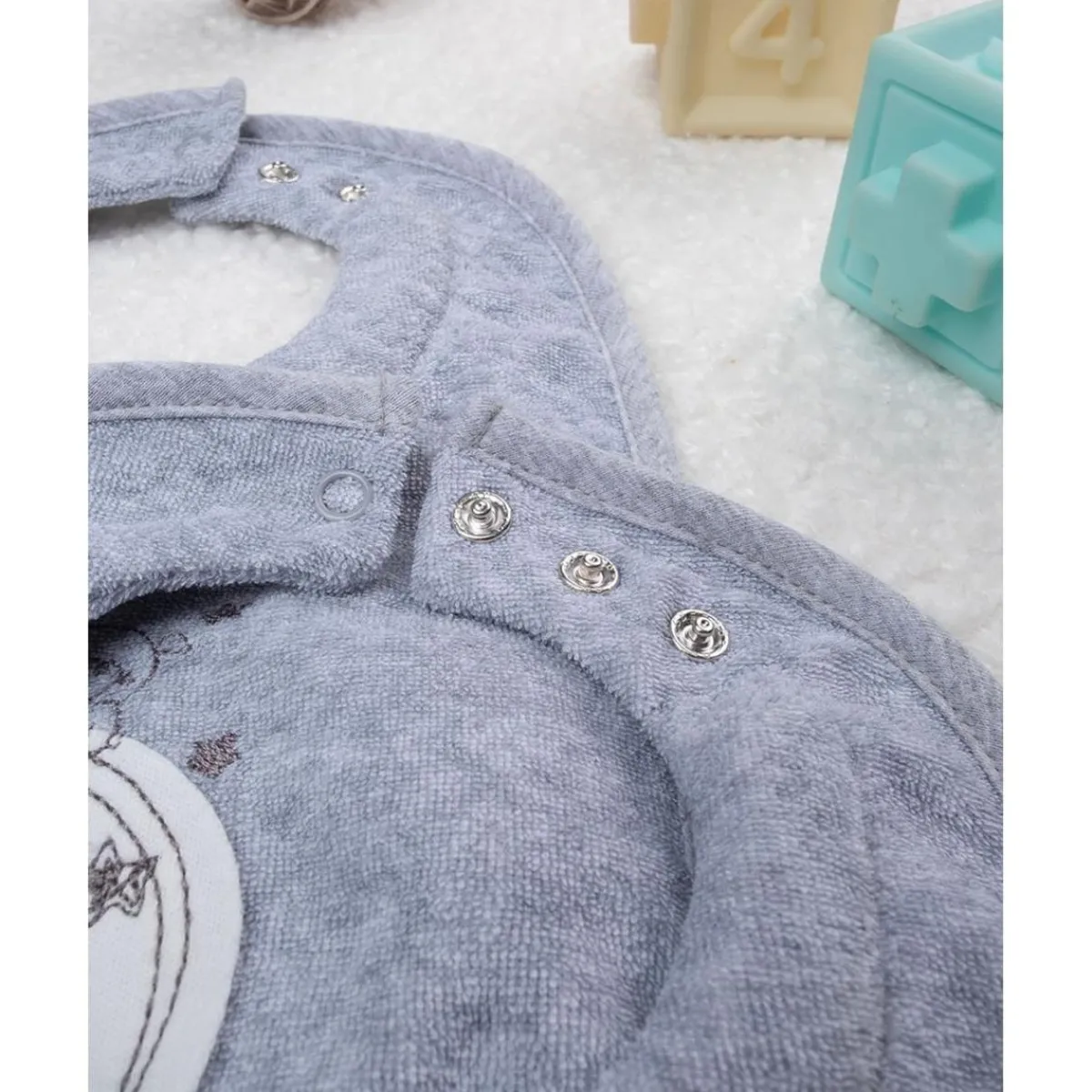 Best Pack de 2 baberos grises para lactancia y dentición Recién Nacido·Ropa Y Accesorios|Ropa Y Accesorios·Baberos