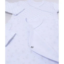 Pack de 2 bodies blancos de manga larga para niña*Prenatal Clearance