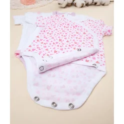 Pack de 5 bodies cruzados para niña*Prenatal Outlet