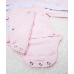 Online Pack de 5 bodies rosas, blancos y con estrellitas Ropa Y Accesorios·Bodies|Recién Nacido·Ropa Y Accesorios