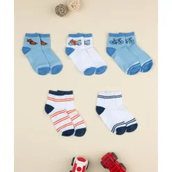Best Pack de 5 calcetines altos para niño – coches Calzado Y Accesorios·Accesorios Y Complementos