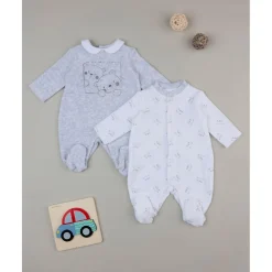 Pack de 2 piezas pijamas de terciopelo*Prenatal Hot