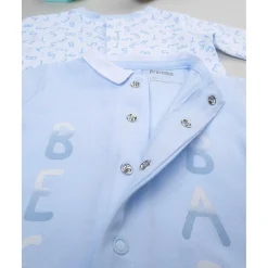 Sale Pack de 2 pijamas azules y blancos con inscripciones Recién Nacido·Ropa Y Accesorios|Ropa Y Accesorios·Peleles
