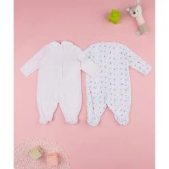 Clearance Pack de 2 pijamas de chenilla para bebé niña Recién Nacido·Ropa Y Accesorios|Ropa Y Accesorios·Peleles
