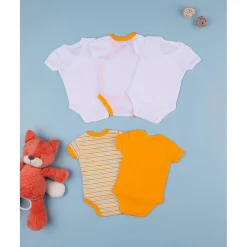 Clearance Pack x5 bodies de manga corta unisex Ropa Y Accesorios·Bodies|Recién Nacido·Ropa Y Accesorios