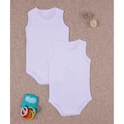 Sale Pack x2 body íntimos blancos niño Descanso Y Ropa Interior·Bebé 3-36 Meses
