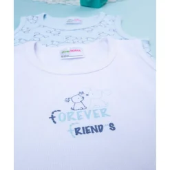 Discount Pack x2 camiseta de tirantes cuerpo Descanso Y Ropa Interior·Bebé 3-36 Meses