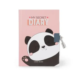 New Panda - Diario secreto con candado y marcador de página, 328 páginas Estilo De Vida
