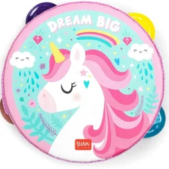 Pandereta infantil con sonajeros, tema unicornio ㅤ*TOYS "R" US Hot