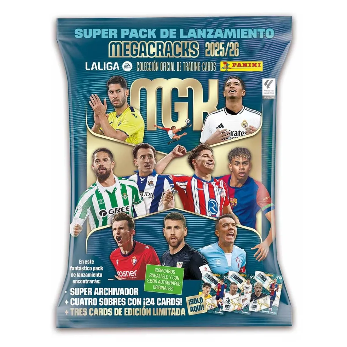 Clearance - Megapack Megacracks La Liga 2025-2026 Coleccionables Y Mini Mundos