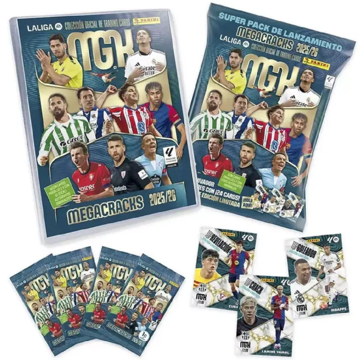 Clearance - Megapack Megacracks La Liga 2025-2026 Coleccionables Y Mini Mundos
