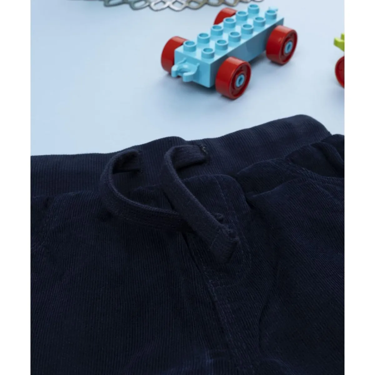 Outlet Pantalón azul de felpa ligera niño Niño·Bebé Niño 3-36 Meses|Bebé Niño 3-36 Meses·Vaqueros, Pantalones Y Petos