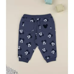 Online Pantalón azul de niño en felpa con estampado de Mickey Mouse Niño·Bebé Niño 3-36 Meses|Bebé Niño 3-36 Meses·Vaqueros, Pantalones Y Petos