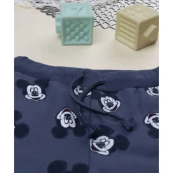 Online Pantalón azul de niño en felpa con estampado de Mickey Mouse Niño·Bebé Niño 3-36 Meses|Bebé Niño 3-36 Meses·Vaqueros, Pantalones Y Petos