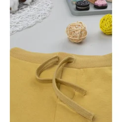 Clearance Pantalón bebé amarillo ocre felpado Bebé Niño 3-36 Meses·Vaqueros, Pantalones Y Petos|Niño·Bebé Niño 3-36 Meses