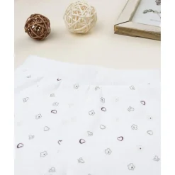 Pantalón blanco con corazones para bebé niña Recién Nacido·Ropa Y Accesorios|Ropa Y Accesorios·Pantalones Y Petos