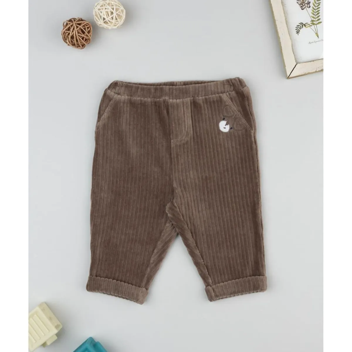 Pantalón de pana marrón bebé*Prenatal Clearance