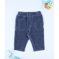 Pantalón de velour azul para niño*Prenatal