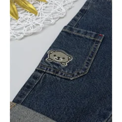 Pantalón denim de niño con parches y bolsillos*Prenatal Sale