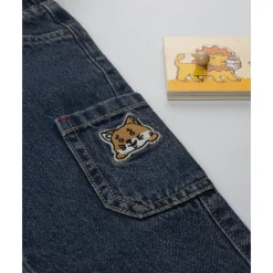 Pantalón denim de niño con parches y bolsillos*Prenatal Sale