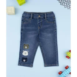 New Pantalón denim niño con patch de ositos Niño·Bebé Niño 3-36 Meses|Bebé Niño 3-36 Meses·Vaqueros, Pantalones Y Petos
