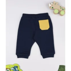 Sale Pantalón felpado azul "Dinosaur" para niño Bebé Niño 3-36 Meses·Vaqueros, Pantalones Y Petos|Niño·Bebé Niño 3-36 Meses