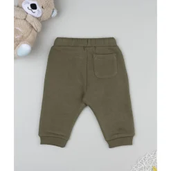 Pantalón felpado verde militar para niño*Prenatal