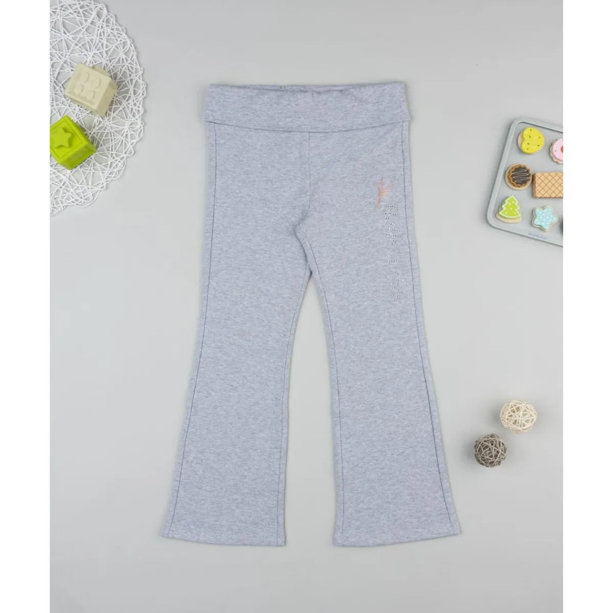 Pantalón gris niña estilo bailarina Niña·Niña 2-10 Años|Niña 2-10 Años·Vaqueros, Pantalones Y Petos