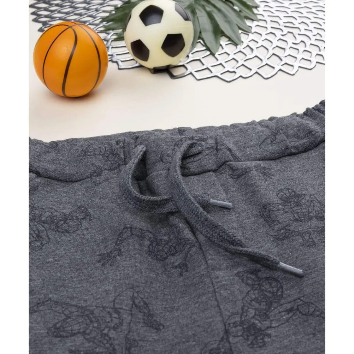 Pantalón gris para niño con Spiderman estampado*Prenatal