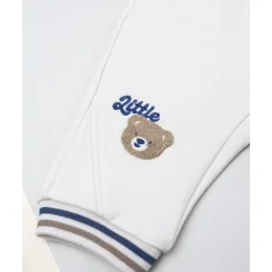 Pantalón gris para niño con parche de oso*Prenatal Sale