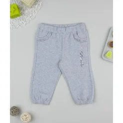 Clearance Pantalón niña gris frill bolsillos Niña·Bebé Niña 3-36 Meses|Bebé Niña 3-36 Meses·Vaqueros, Pantalones Y Petos