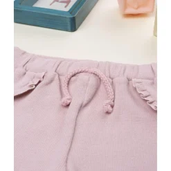 Sale Pantalón niña rosa en punto suave Recién Nacido·Ropa Y Accesorios|Ropa Y Accesorios·Pantalones Y Petos