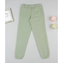 Pantalón niña verde con bordado de flores*Prenatal Online