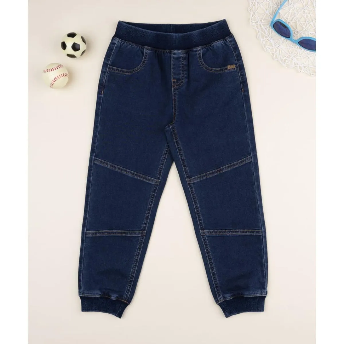 Pantalón niño denim oscuro con bolsillos*Prenatal Sale