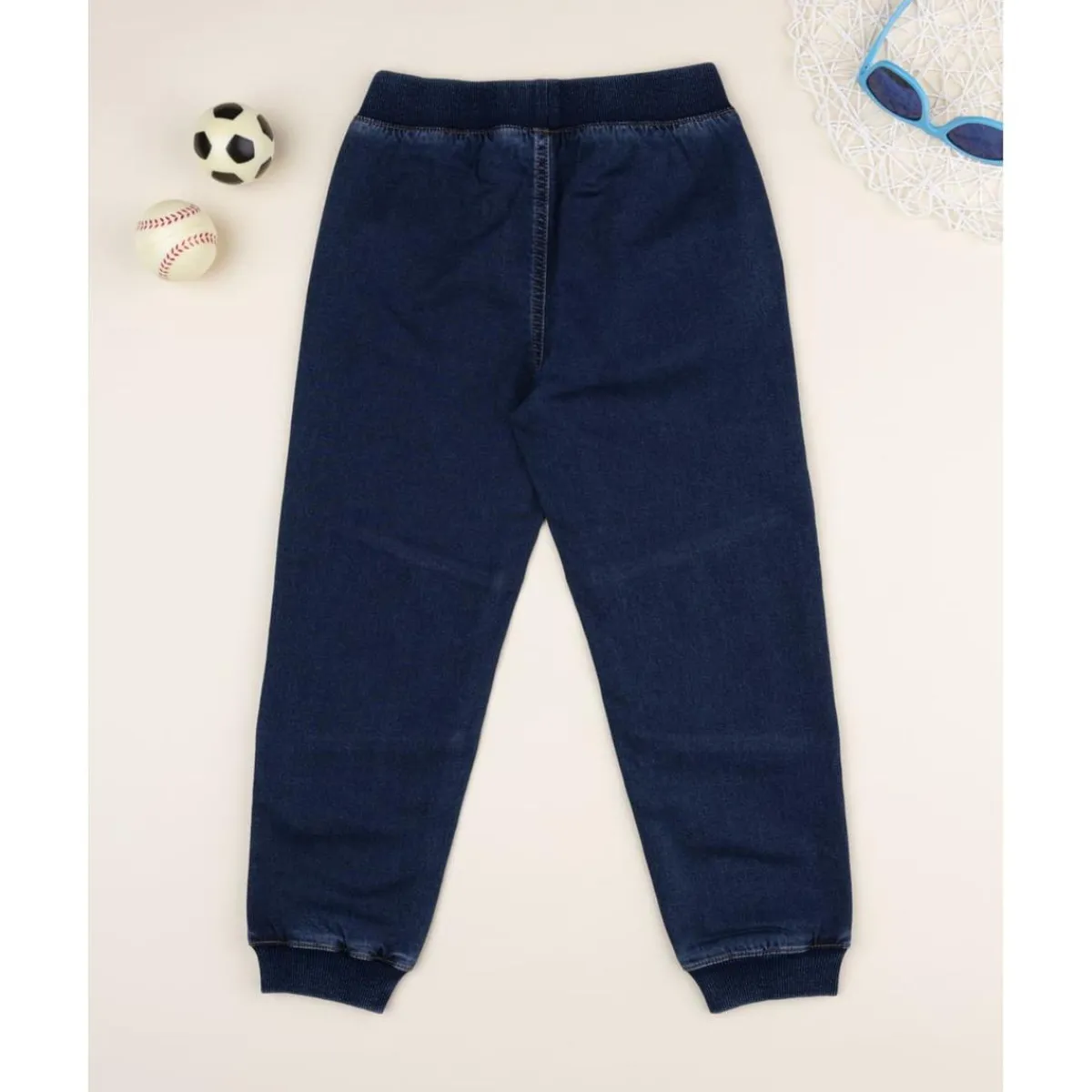 Pantalón niño denim oscuro con bolsillos*Prenatal Sale