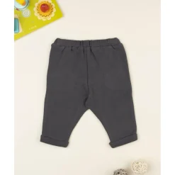 Pantalón niño gris antracita en punto suave*Prenatal Clearance