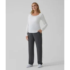 Pantalón premamá de felpa modal gris*Prenatal Discount