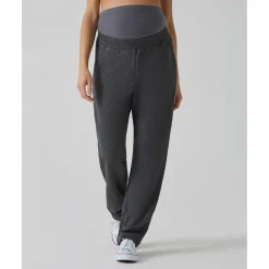 Pantalón premamá de felpa modal gris*Prenatal Discount