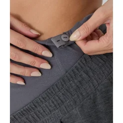 Pantalón premamá de felpa modal gris*Prenatal Discount