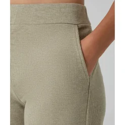 Pantalón premamá de pierna ancha verde “fake tricot”*Prenatal Discount