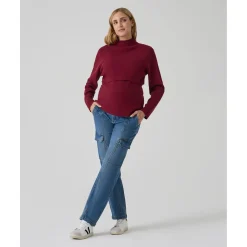 Best Pantalón premamá denim cargo Premamá·Moda|Moda·Pantalones, Faldas Y Leggins