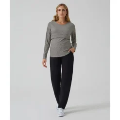 Best Pantalón premamá negro en felpa modal Premamá·Moda|Moda·Pantalones, Faldas Y Leggins