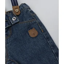 Pantalón vaquero con tirantes para bebé niño*Prenatal Best