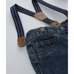 Pantalón vaquero con tirantes para bebé niño*Prenatal Best