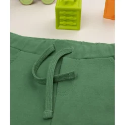 Pantalones niño verde estampado relieve*Prenatal Outlet